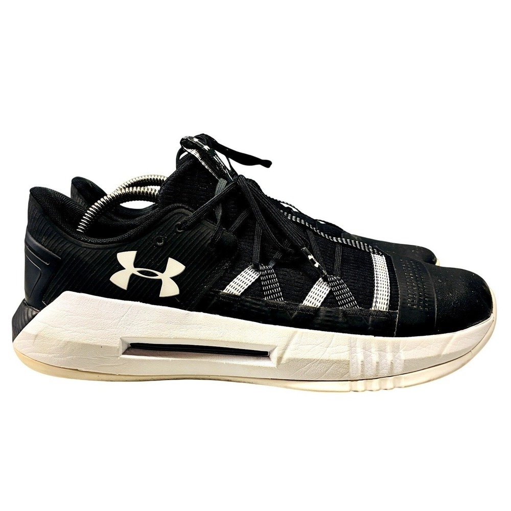 Under Armour HOVR Havoc Basketball Shoes Mens 12 Black Athletic Sneakers